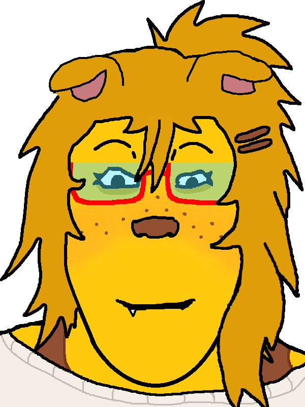 femjanny, markiplier soyjak, female markiplier, animal, animal ears, closed mouth, clothes, dog, dog ear, ear