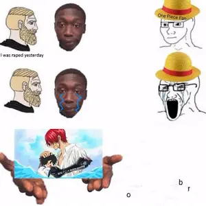 244591 - soybooru.com - bald beard black_hair blonde_hair hair khaby_lame looking_at_you one_piece open_eyes open_mouth soyak stubble uncolored_skin white_skin yes_chad.jpg