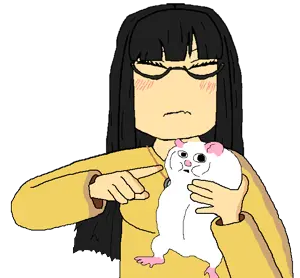 3948 - soybooru.com - animal arm beanie blush clothes female glasses hair hands hat mouse necklace open_mouth soyjak soytan.png