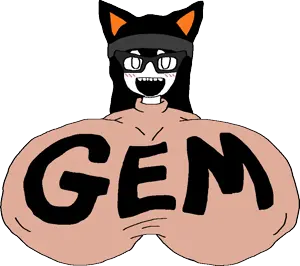 soytan, tama, 1soyjak, big breasts, black hair, breasts, cat ears, catgirl, ear, ears