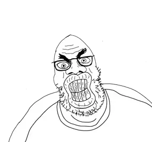 245696 - soybooru.com - 1soyjak afro angry big_lips big_mouth big_nigger_lips clothes cracked_teeth crazed crazy fat fat_nigger fatass front_view glasses hair long_hair looking_at_you nose open_eyes open_mouth shitty_hairc.png