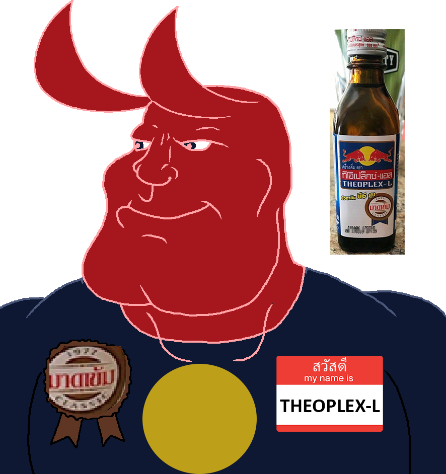 meximutt, mexiaryan, award, blue shirt, bull, closed mouth, horns, ias in thailand, looking to the left, no glasses