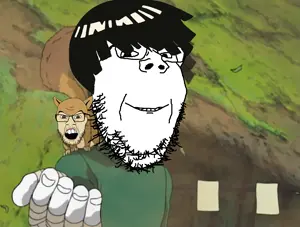 feraljak, gapejak, wholesome soyjak, squirreljak, 2soyjaks, angry, animal, anime, brown eyes, clothes