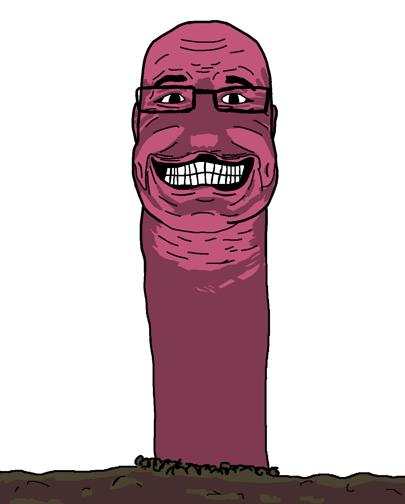 judgejak, animaljaks, 1soyjak, bald, black eyes, clenched teeth, evil, fat, forehead lines, front view