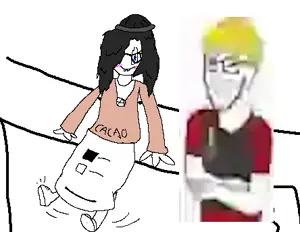 nate higgers, soytan, soyak, soyak (smug), natejak, arm, avengers, badge, beanie, blonde hair