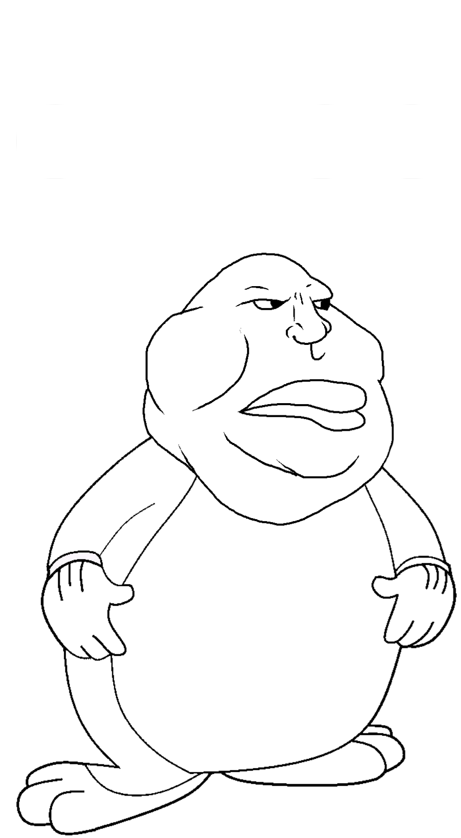 big chungus, bugs bunny, bigchungusjak, meximutt, fusionjaks, 1soyjak, angry, arm, bald, cheeks