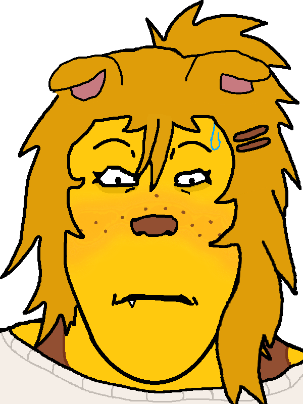 femjanny, markiplier soyjak, female markiplier, animal, animal ears, closed mouth, clothes, dog, dog ear, ear