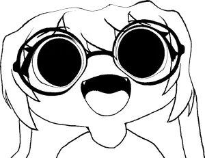 smuglet, :3, 1soyjak, anime, cute, distorted, eyebrows, eyes, female, front view