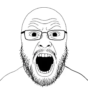 brazilian, angry, bald, balding, eyebags, fat, glasses, nuvariant, open eyes, open mouth