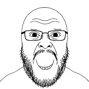 brazilian, bald, black eyes, closed mouth, front view, looking at you, mustache, open eyes, portrait, smile