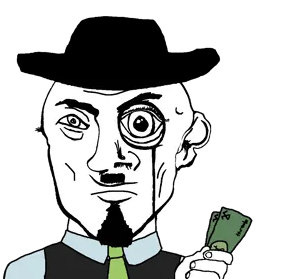 variant:danny_yn subvariant:mineral_inspecteur vest black blue shirt suit green tie kratos goatee hitler mustache nazi german frowning sad eyebrows neutral eyes hat cowboy money dollar bill 19.png
