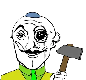 variant:danny_yn subvariant:mineral_inspecteur suit tie green jacket shaved cleft chin butt no beard handlebar mustache smirk smile happy eyebrows omgsisa black eyes kippah jewish hat hammer 18.png