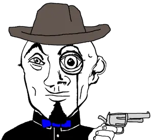 variant:danny_yn subvariant:mineral_inspecteur bowtie blue tie black shirt kratos goatee no mustache apathetic eyebrows eyes cowboy hat gun revolver 5.png