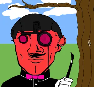 grass tree clouds colorful colorjak tie suit red_bowtie bowtie shaved cleft_chin butt_chin no_beard mustache apathetic eyebrows neutral black_eyes helmet night_vision tactical brush 13.png
