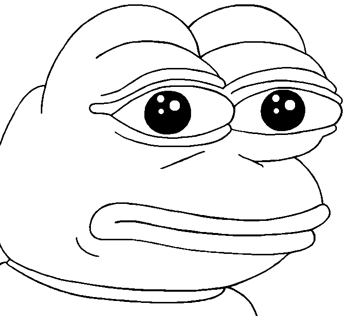 pepe, amphibian, animal, cleavage, closed mouth, frog, front view, high quality, high res, looking at you