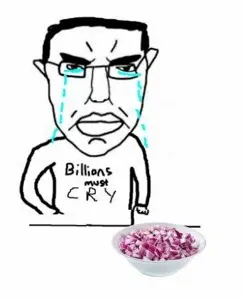 chudjak, pol face, alone again, animated, bowl, crying, gilbert o sullivan, glasses, hands, millions must die