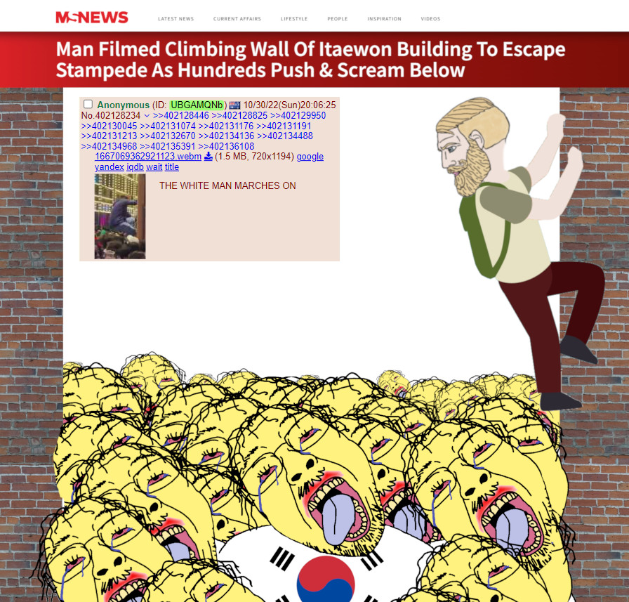 yes chad, bernd, /pol/, 4chan, asian, bloodshot eyes, climbing, country, crying, flag