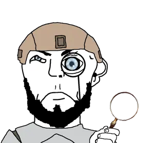 transparent_background uncolored_skin armor knight medeival beard no_mustache frowning sad neutral aryan blue_eyes a10_eyes helmet tactical magnifying_glass 17.png