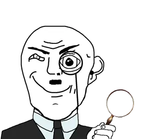 transparent_background uncolored_skin black_tie black_jacket blue_shirt jacket tie suit no_beard shaved hitler_mustache hitler nazi german smirk smile happy neutral black_eyes bald magnifying_glass 16.png