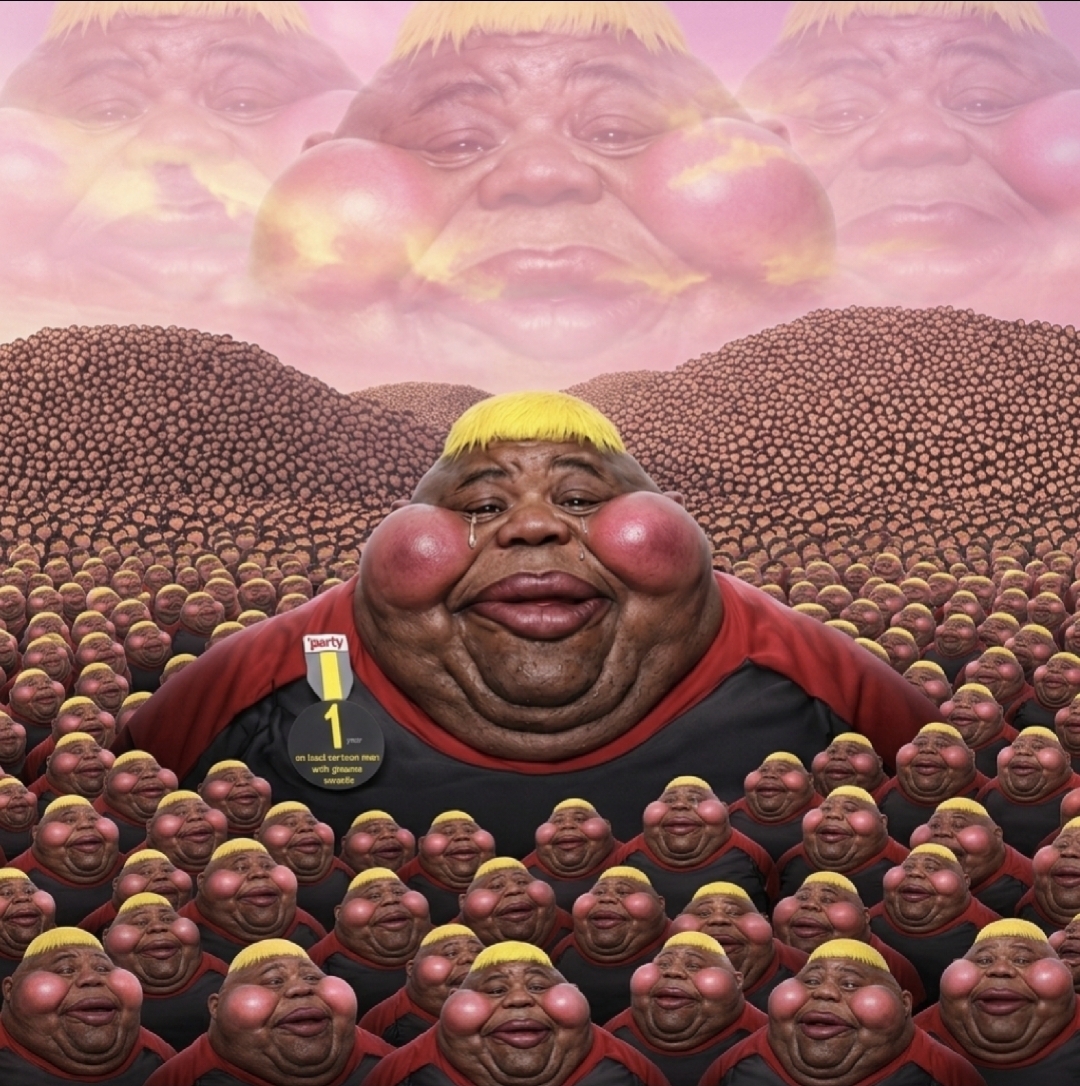 hunky, alicia, fat alicia, hunky twink sex machine, hunky twink sex machine, big cheeks, big lips, blonde hair, brown skin, clone
