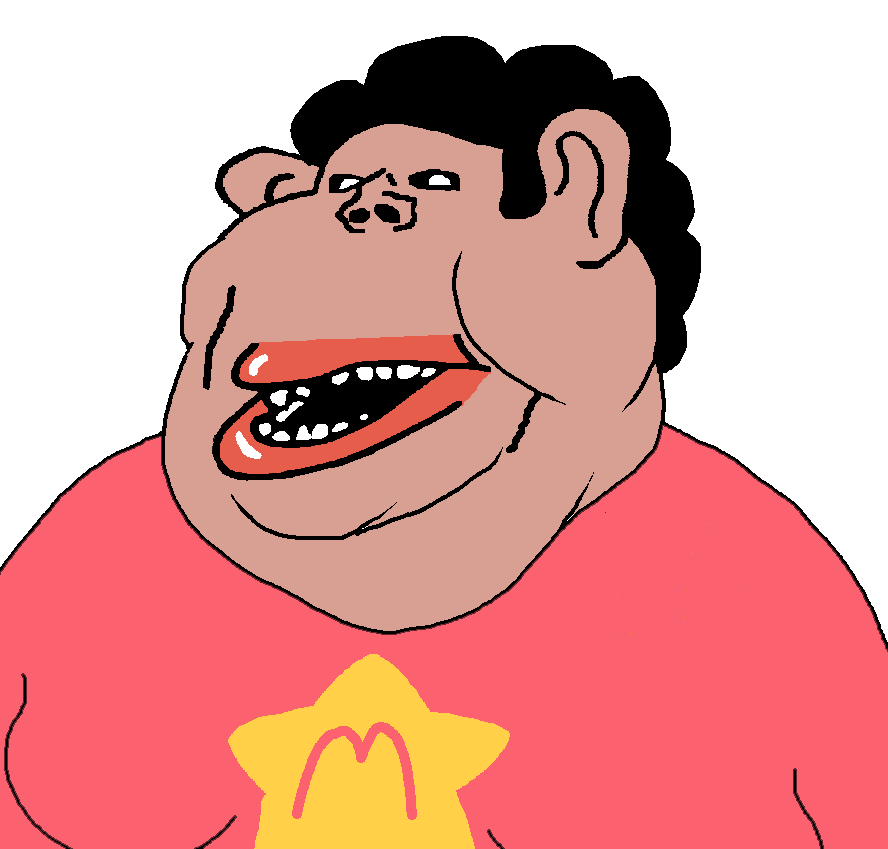 steven universe, impish soyak ears, meximutt, impish amerimutt, meximerican, amerimutt, muttverse, black hair, black sclera, brown skin
