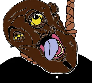203941 - soybooru.com - bald bernd black_shirt blue_tongue brimmiest_comments_section☣️☣️☣️_do_not_enter☣️☣️☣️ clothes danny_yn dead ear eyebrows hanged hanging hanging_troonjak mineral_inspecteur monocle mustache op.png