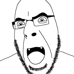 cobson, smuglet, fusionjaks, glasses, looking to the left, stubble, transparent background, uncolored skin
