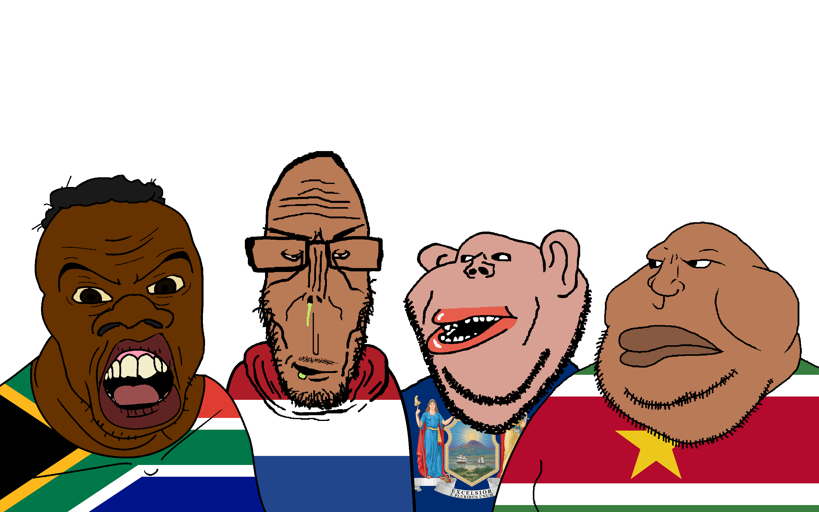 feraljak, impish soyak ears, markiplier soyjak, meximutt, euromutt, feralnigger, impish amerimutt, euromutt, 4soyjaks, africa