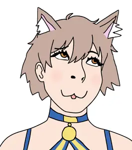 cobson, himeson, pawbson, anime, blush, brimstone, brown eyes, brown hair, cat ears, catboy