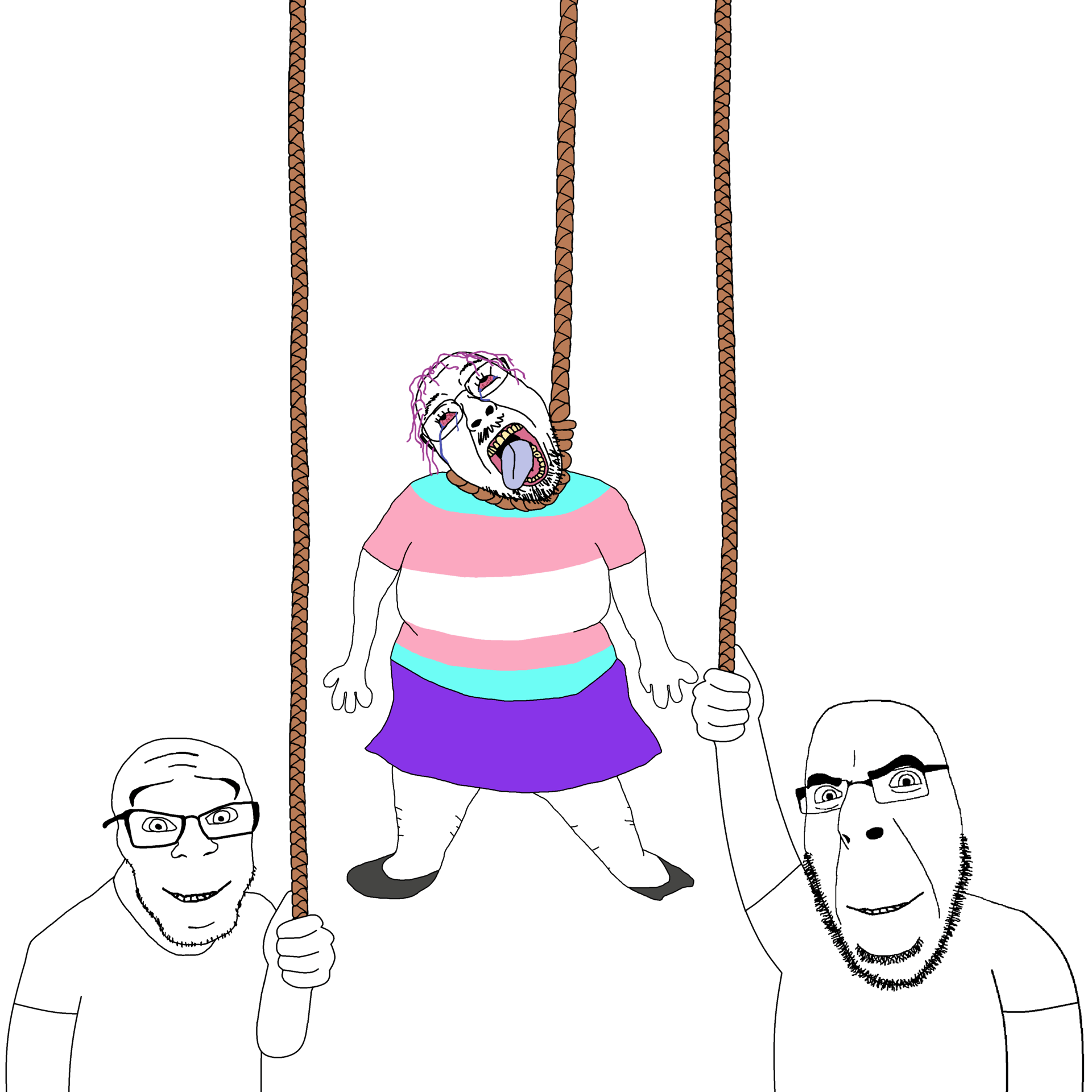 bernd, cobson, feraljak, hanging troonjak, troonjak, wholesome feraljak, no more brother wars, 3soyjaks, ack, animated