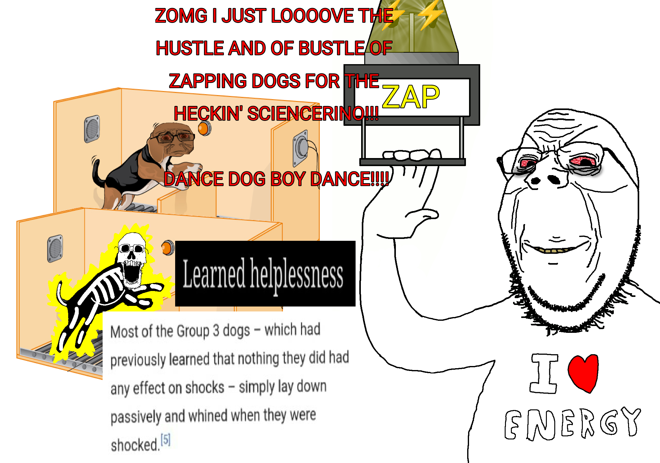 feraljak, gapejak, markiplier soyjak, wholesome soyjak, skeletonjak, anguished, animal, animal abuse, bald, bloodshot eyes