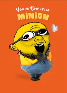 rotjak, card, distorted, goggles, heart, minion, nobody1, one in a minion, yellow skin, you're one in a minion