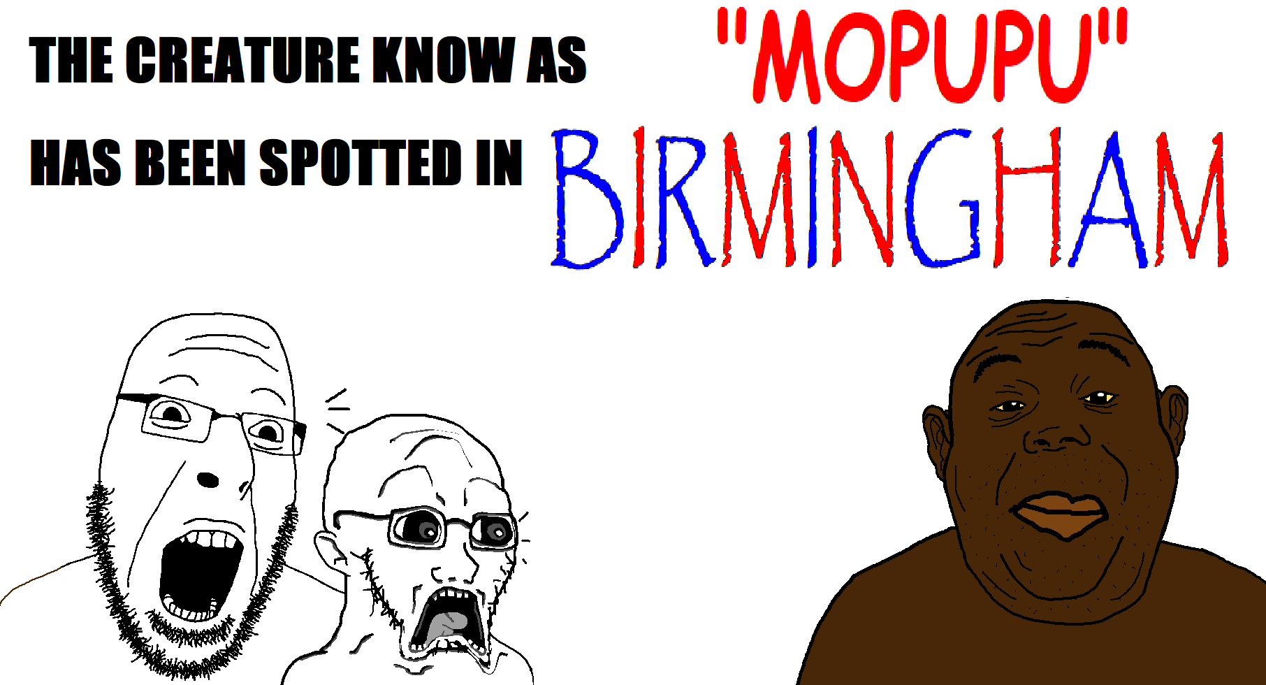 scary mopupucreature