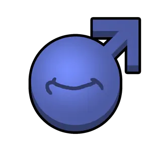 tacoblimp, mexigemmy, gender badges, badge, gender, male, symbol, transparent background