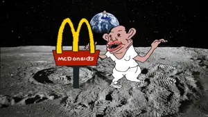 shitskin euro seethes about the moon getting a mcdonalds