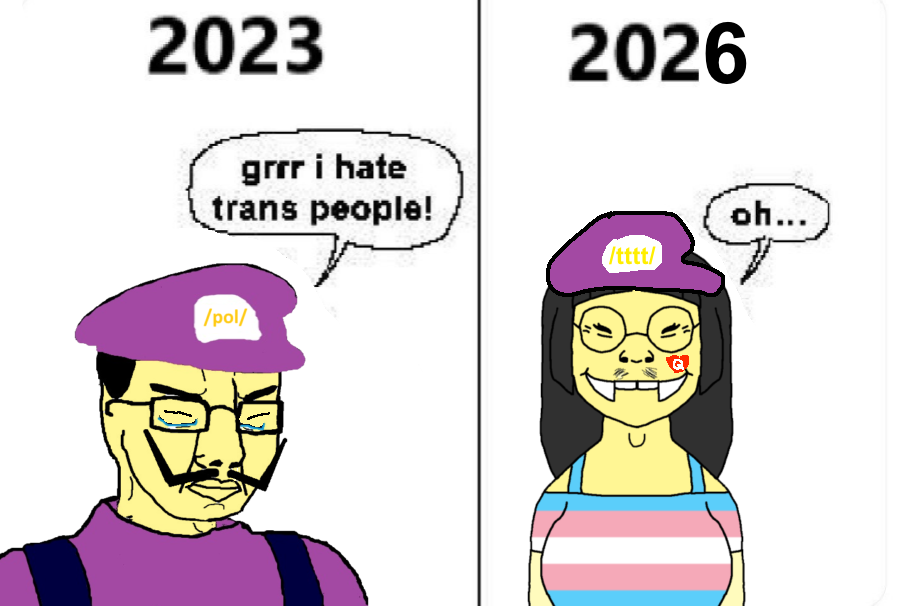 chudjak, soykio kid, soykio girl, soykio girl front, femjak, asian, bleached, fangs, female, femjak