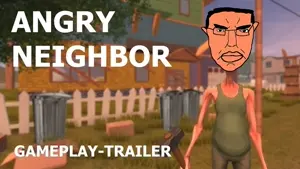 chudjak, pol face, 1soyjak, 3d, 3d model, angry neighbor, angry neighbour, big lips, black hair, blurred background
