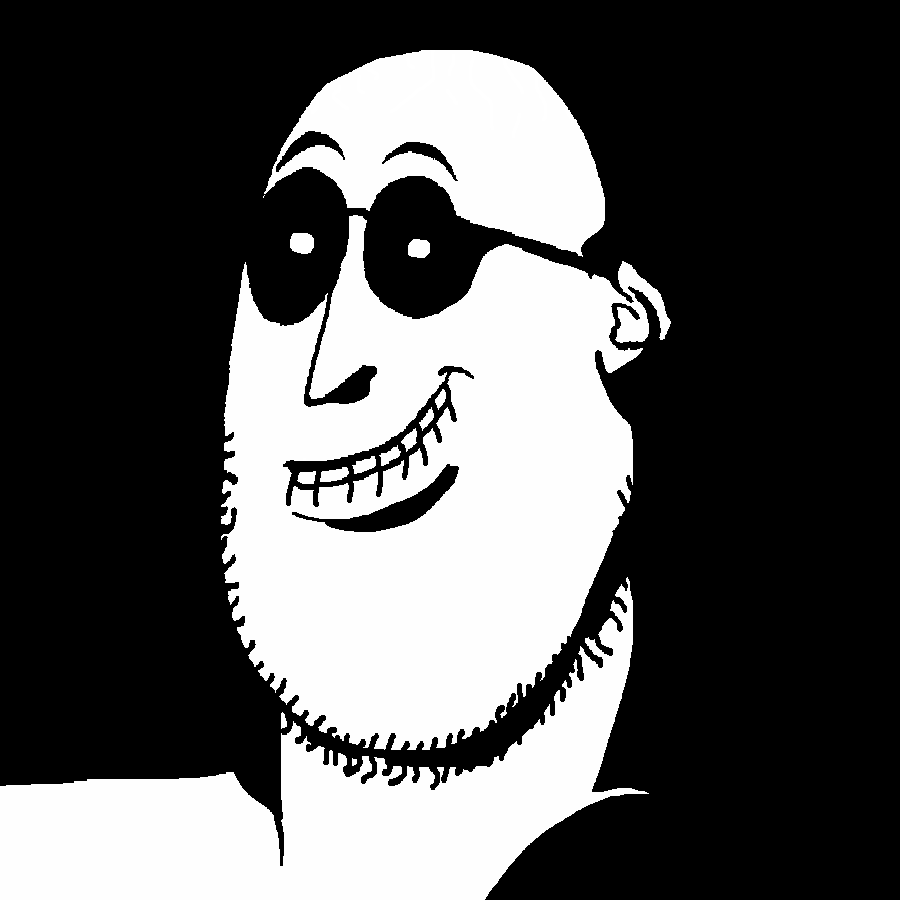 weirdpenis, erectpenis, rapejaks, 1soyjak, bald, biting lip, black background, black eyes, closed mouth, ear