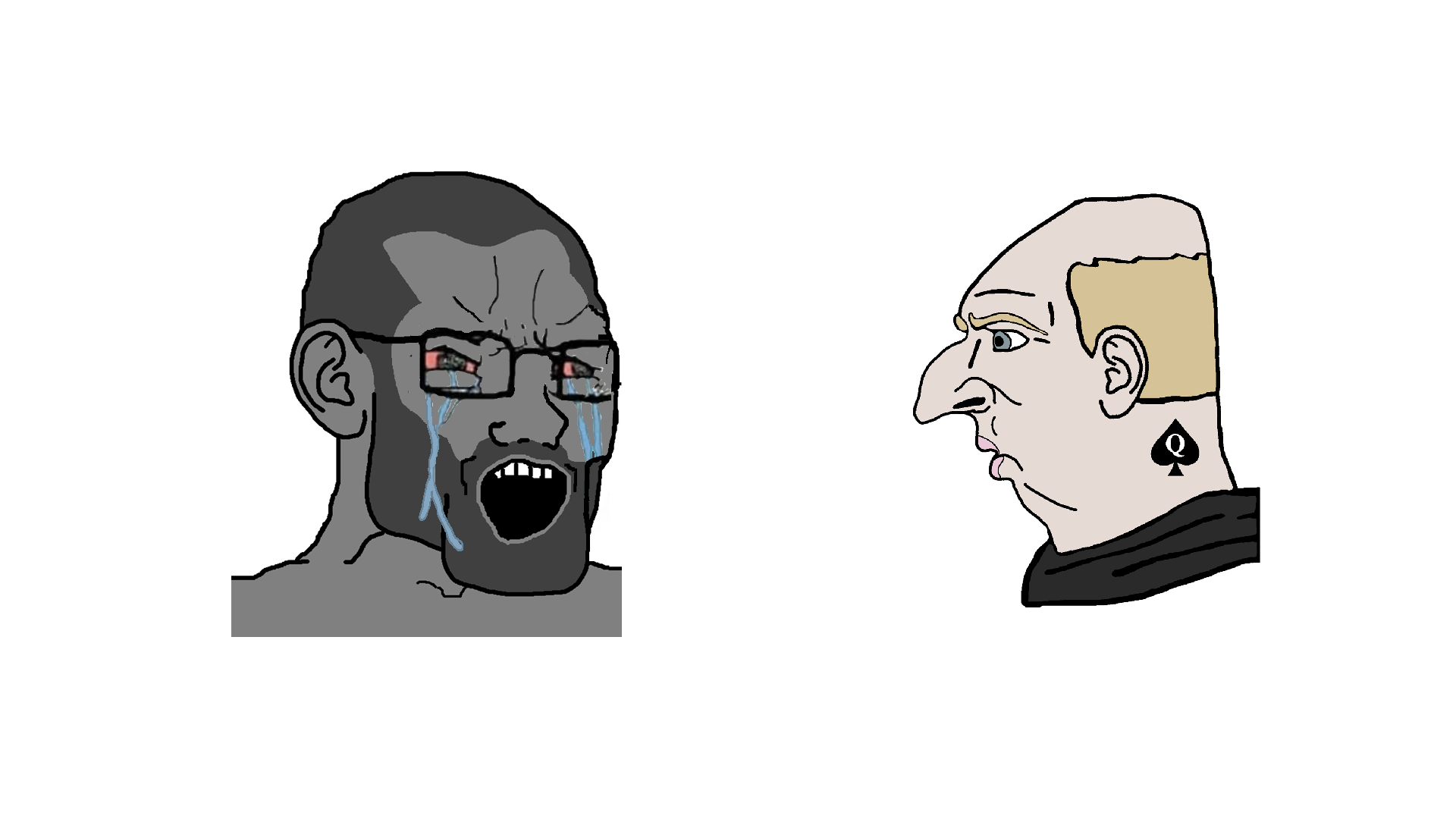 gigachad, wojak, yes chad, yes chinlet, soyak, gigachadjak, soyak (crying), gigachaded, 1nas, 1soyjak