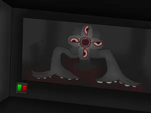 A mutant with multiple eyes in the containment chamber.png