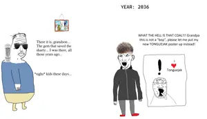 chudjak, kuzjak, unknown, 3soyjaks, boomer, clothes, exclamation mark, glasses, hair, heart