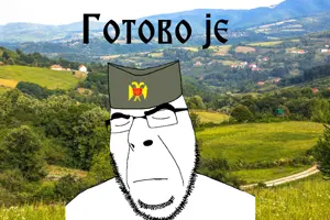 cobson, neutralcob, its over, closed mouth, clothes, country, glasses, hat, irl background, neutral