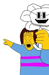 frisk and floweyjak.png