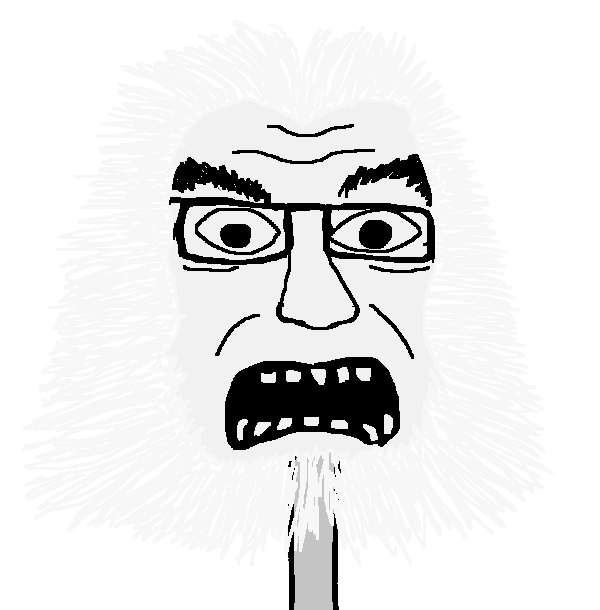 He's a toilet brush