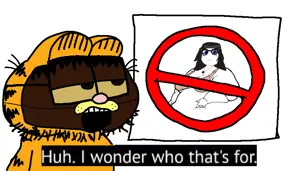 soytan, garfieldhuhiwonderwhothatsforjak, 1soyjak, animal, bbw, black hair, black skin, blue eyes, cat, cat ears