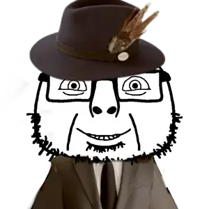 251003 - soybooru.com - 1soyjak beard big_head black_eyes bushy_eyebrows closed_mouth cobson cobson_front2 eyebrows eyes front_view glasses half_body half_open_mouth looking_at_you monochrome namefags nose not_a_duplicate oc olgol olgolstein olgo.png