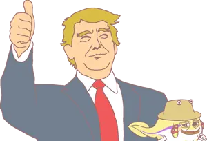 11417 - donald_trump moriya_suwako mountain_of_faith pepe political_commentary sukusuku_hakutaku whale wtf.png