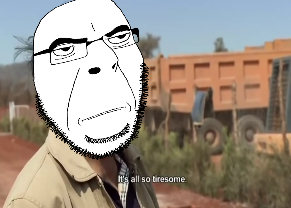 conservativewaluigi, cobson, 1soyjak, 4chan meme, annoyed, beard, car, closed mouth, disappointed, disgusted