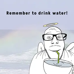 punkjak, 1soyjak, bald, black eyes, closed mouth, front view, glasses, half open mouth, irl background, looking at you