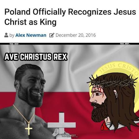 gigachad, yes chad, beard, black eyes, black hair, brown eyes, brown hair, buff, christian cross, christpilled
